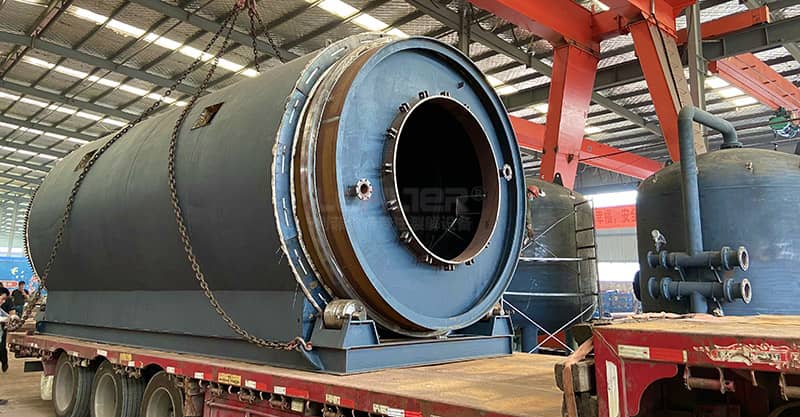 LES-2866裂解設備產量多大？裂解廢輪胎效果好嗎？