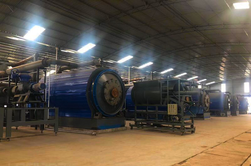 廢輪胎煉油設備現場 廢輪胎煉油設備現場