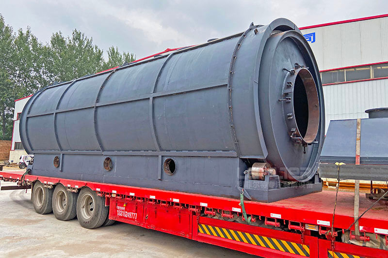 LES-2880型油泥炭化設備裝車發出03 LES-2880型油泥炭化設備裝車發出03