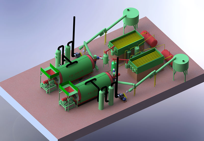 半連續式輪胎煉油設備工藝流程圖 半連續式輪胎煉油設備工藝流程圖